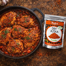 Rudca Food vibrant spice colors close-up inviting bold cooking