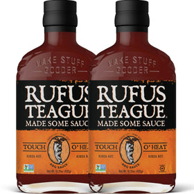 Rufus Teague Touch O' Heat bottle glaze delivers bold flavor on grilled meats