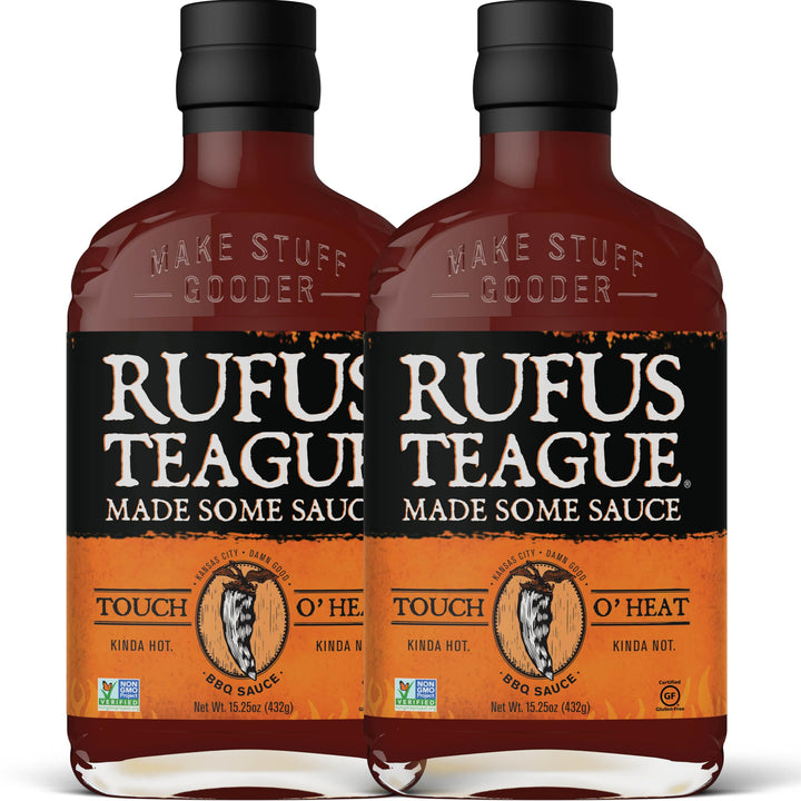 Rufus Teague Touch O' Heat bottle glaze delivers bold flavor on grilled meats