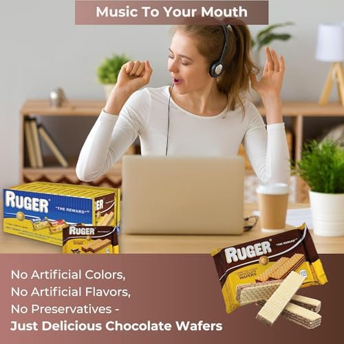 Ruger Wafers heavy-gauge foil packaging preserves oven-fresh crispness.