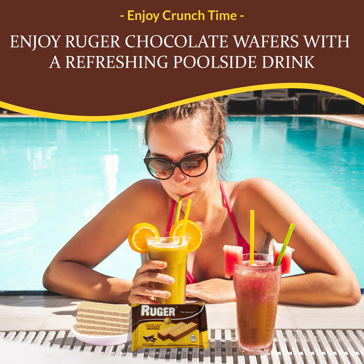 Ruger Wafers non-GMO ingredients support clean snacking.