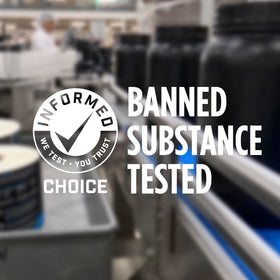 Rule 1 Proteins Casein ingredients panel emphasizing standards