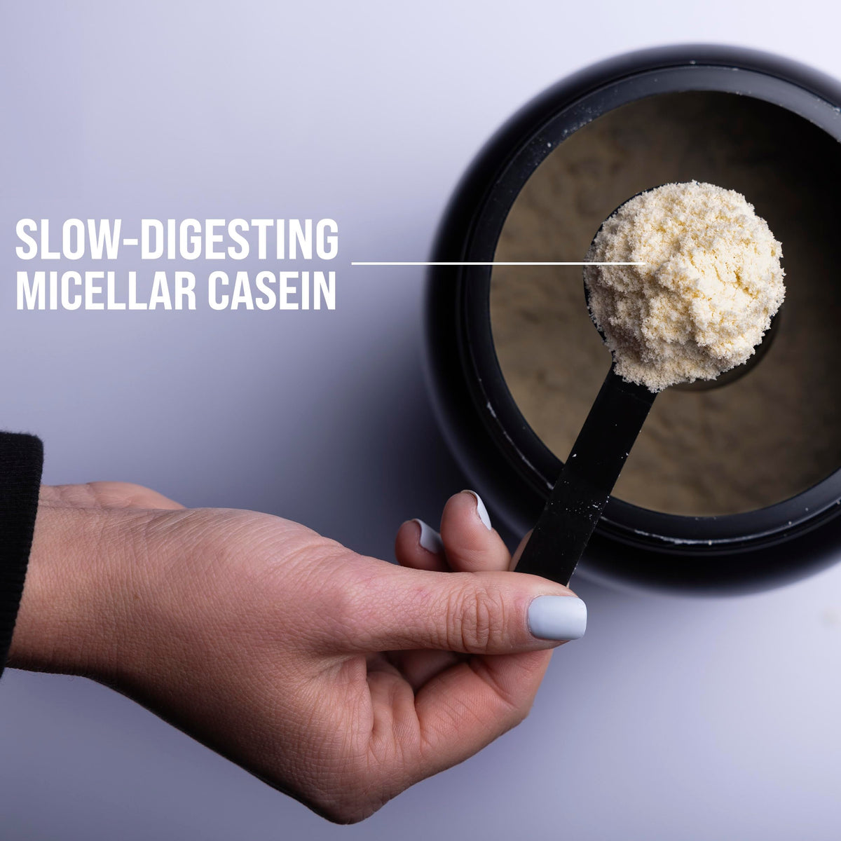 Rule 1 Proteins Casein nighttime setup for overnight nutrition