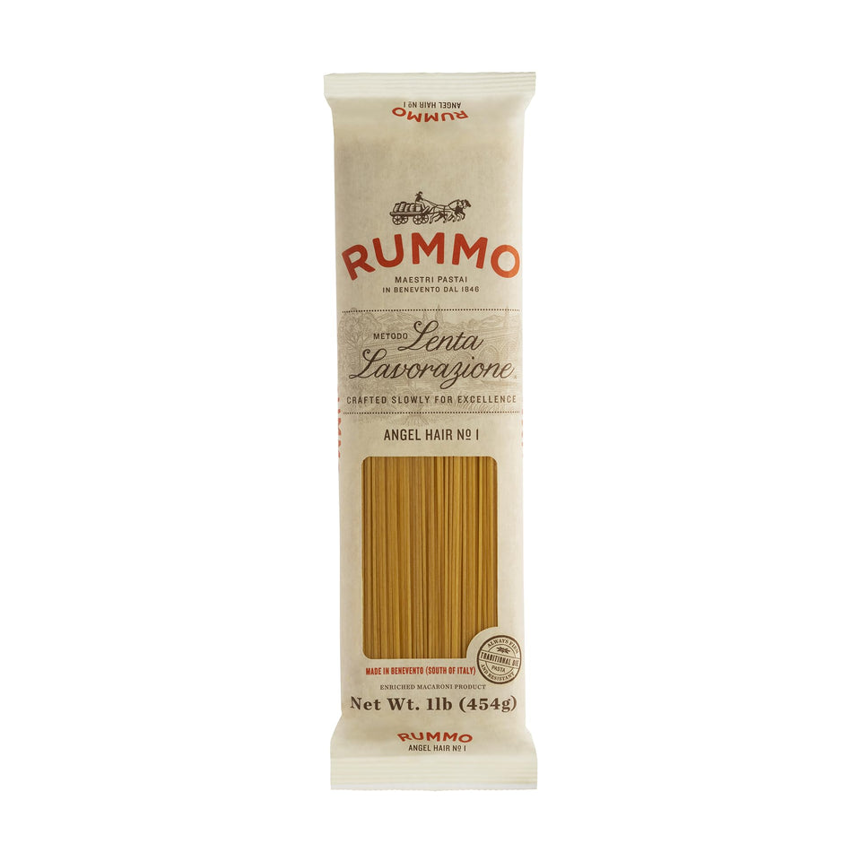 Rummo Angel Hair N.1 hero with delicate thin strands for light meals.