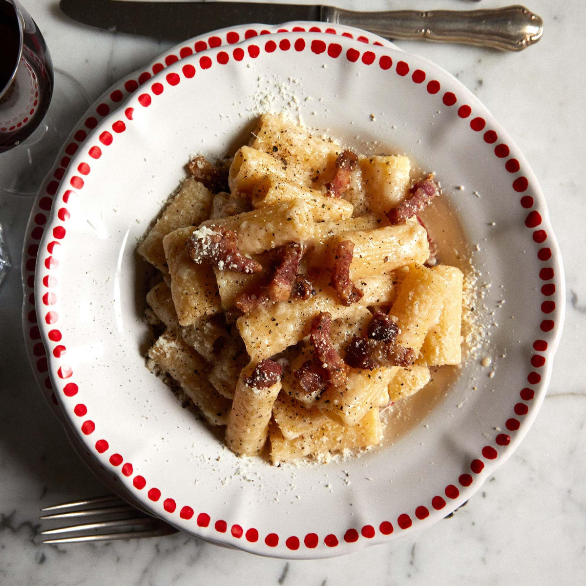 Rummo Bevento Italy pasta rigatoni No.50 ready to savor