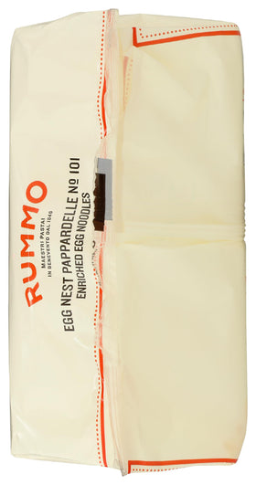 Rummo Egg Nest Pappardelle on a family dinner table emphasizing versatile meal ideas