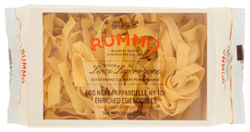 Rummo Egg Nest Pappardelle pack shot showing premium pasta ready for quick, flavorful meals