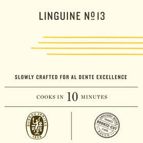 Rummo Linguine N13 made in Italy Bevento captures authentic Italian pasta culture.