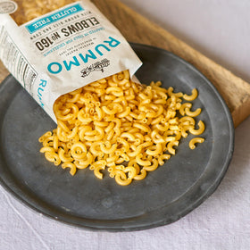 Rummo pasta made in Bevento, Italy, for authentic texture.