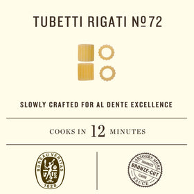 Rummo Made in Italy Bevento close-up, premium durum wheat for authentic texture.