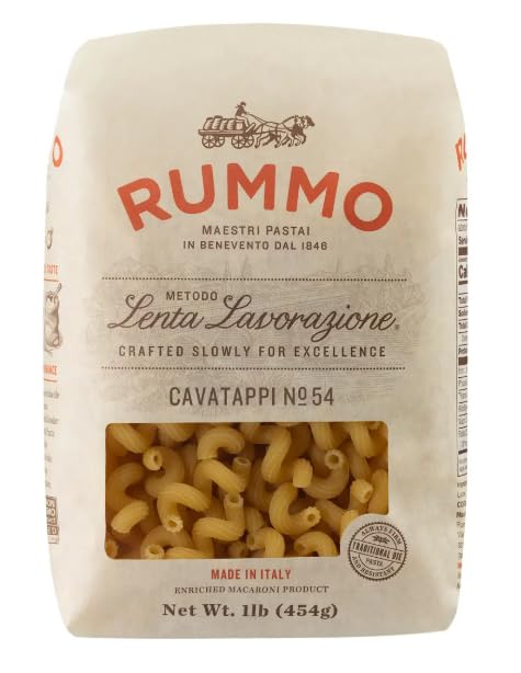 Rummo Riccioli N54 durum wheat semolina pasta for premium Italian bite