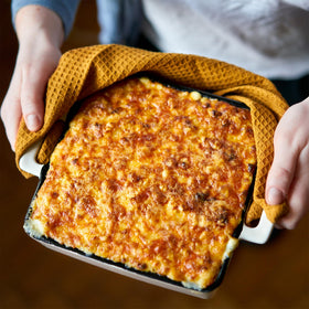 Rummo gluten-free pasta offers a satisfying texture for sauces and toppings.