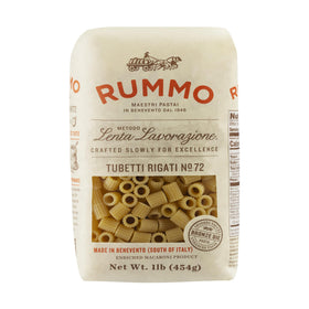 Rummo Tubetti Rigati pack-3 on kitchen counter, ideal for quick weeknight dinners.