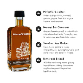 Runamok maple syrup on coffee for a depth of sweetness.