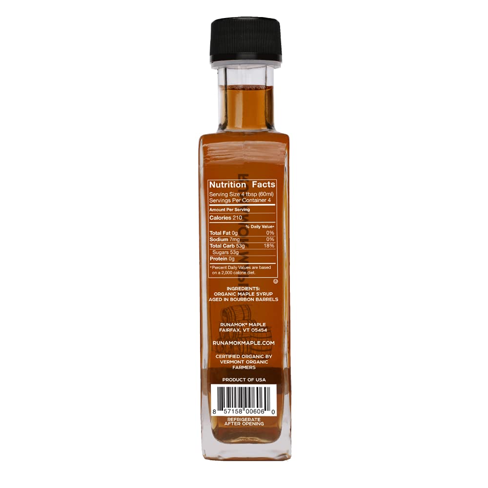 Pouring Runamok maple syrup over pancakes to enhance breakfast.