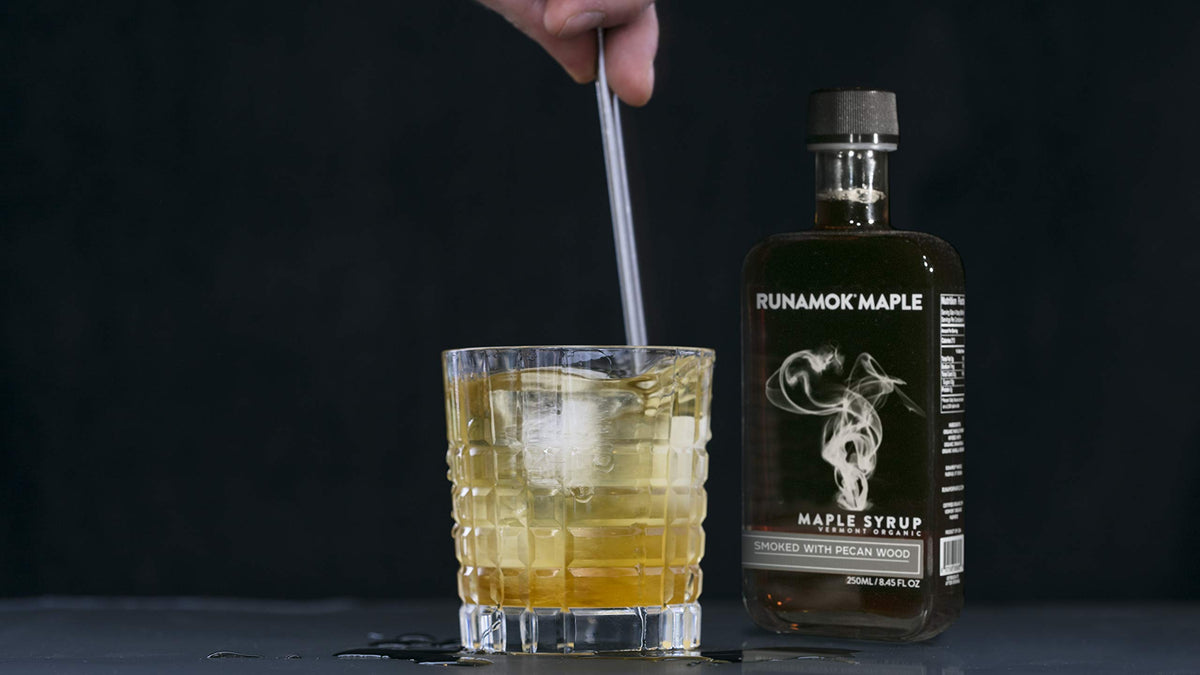Runamok maple syrup on salmon, pecan smoke enhances flavor