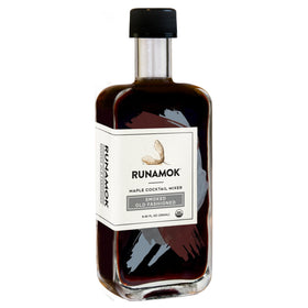 Runamok Smoked Maple Old Fashioned bottle pour — authentic maple flavor for crafted cocktails