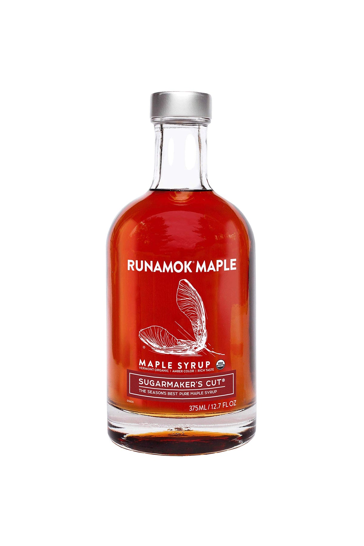 Runamok Sugarmaker's Cut maple syrup amber bottle for authentic Vermont flavor