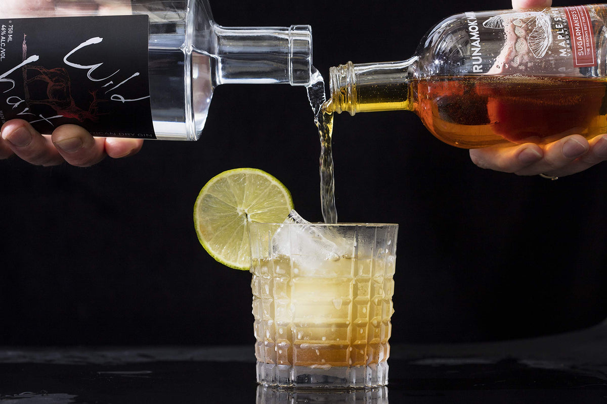 Premium gift packaging for Runamok Sugarmaker's Cut maple syrup