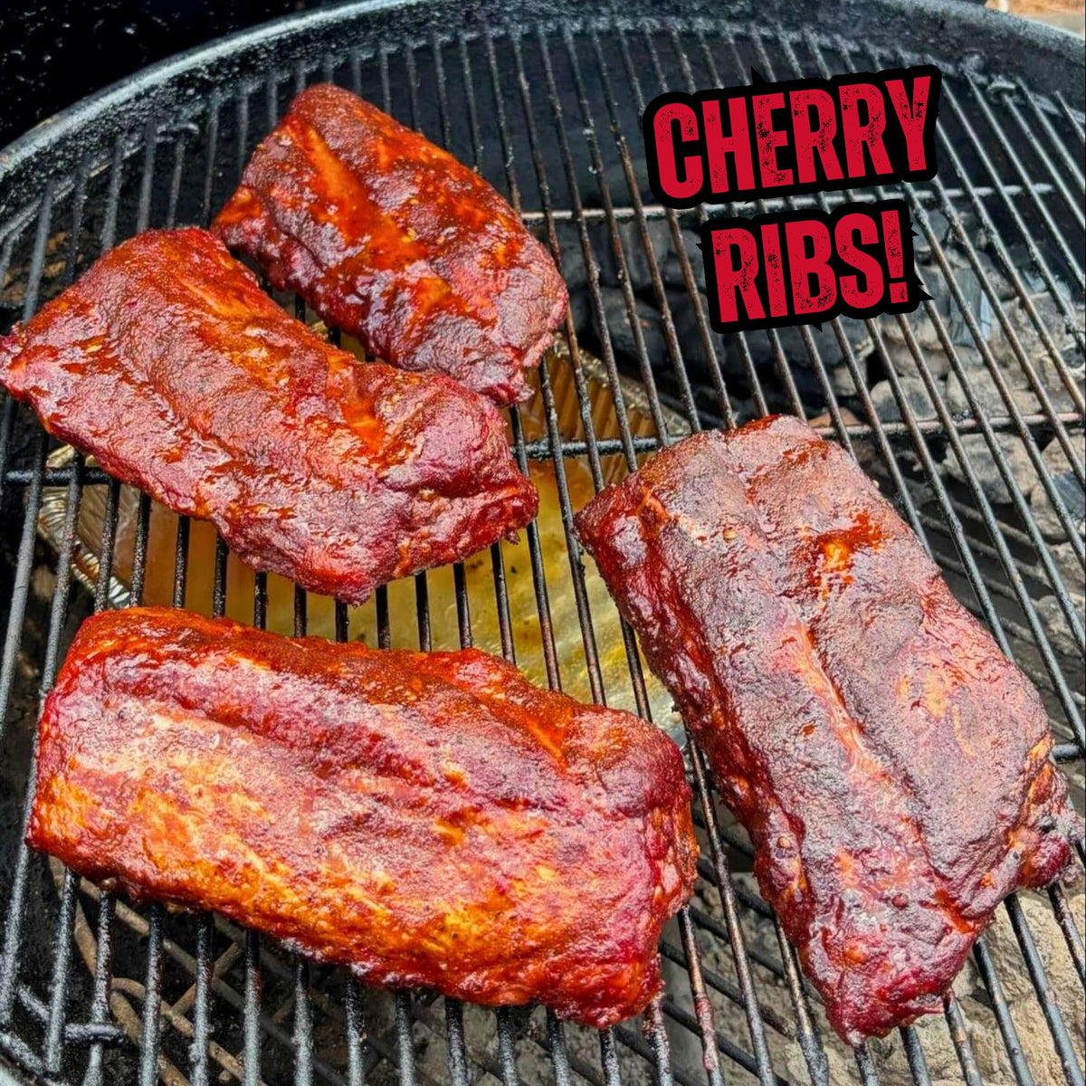 RunninWild Cherry Rub on chicken thighs for oven or grill.