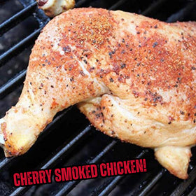 RunninWild Cherry Rub on lamb chops for gourmet weekend meal.