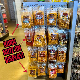 Plant-based, kosher Korn Nutz by RunninWild for everyday snacking.