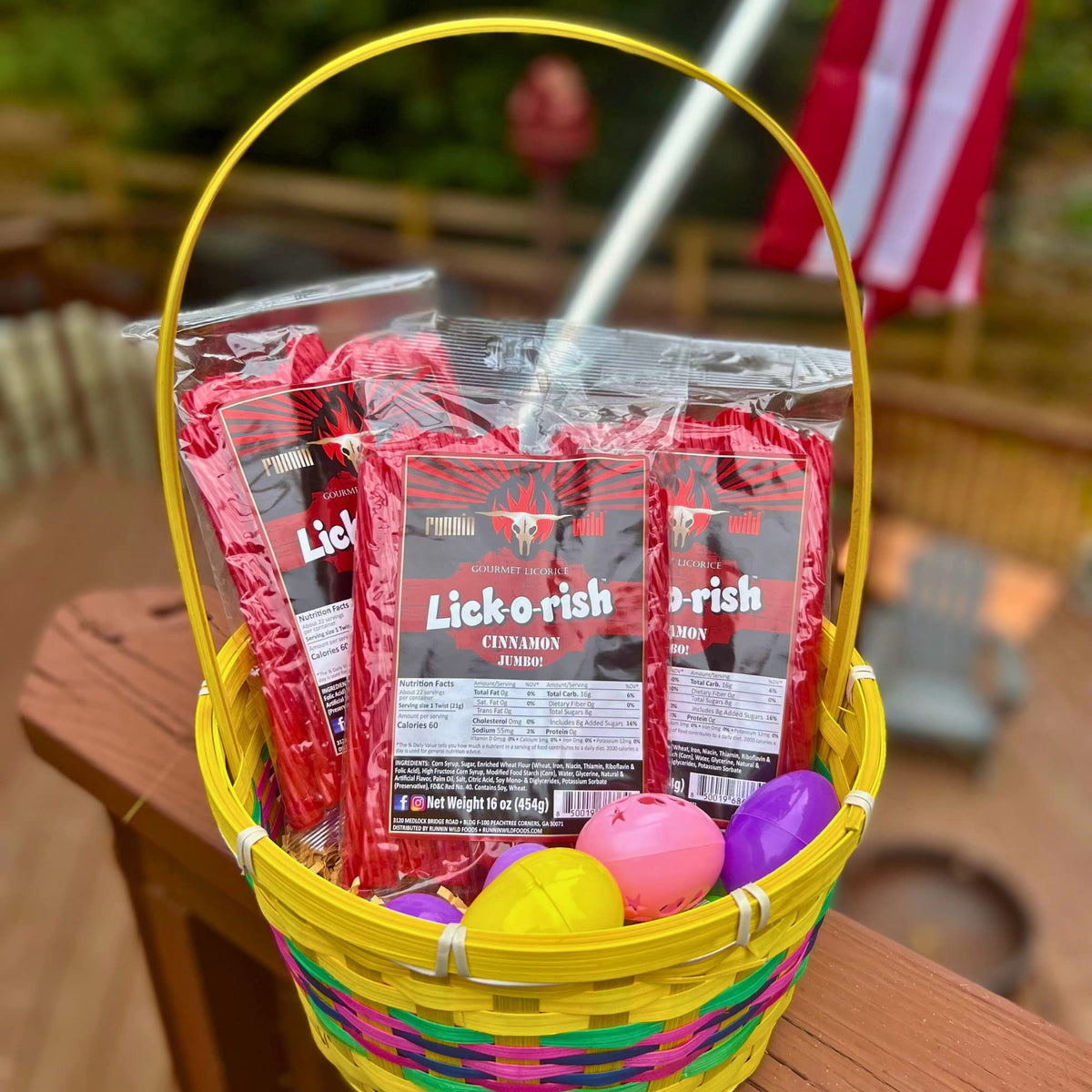 RunninWild Lick-o-Rish soft red candy, nostalgic and easy to share.
