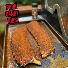 RunninWild maple bourbon rub on chicken seasoned for savory grill results