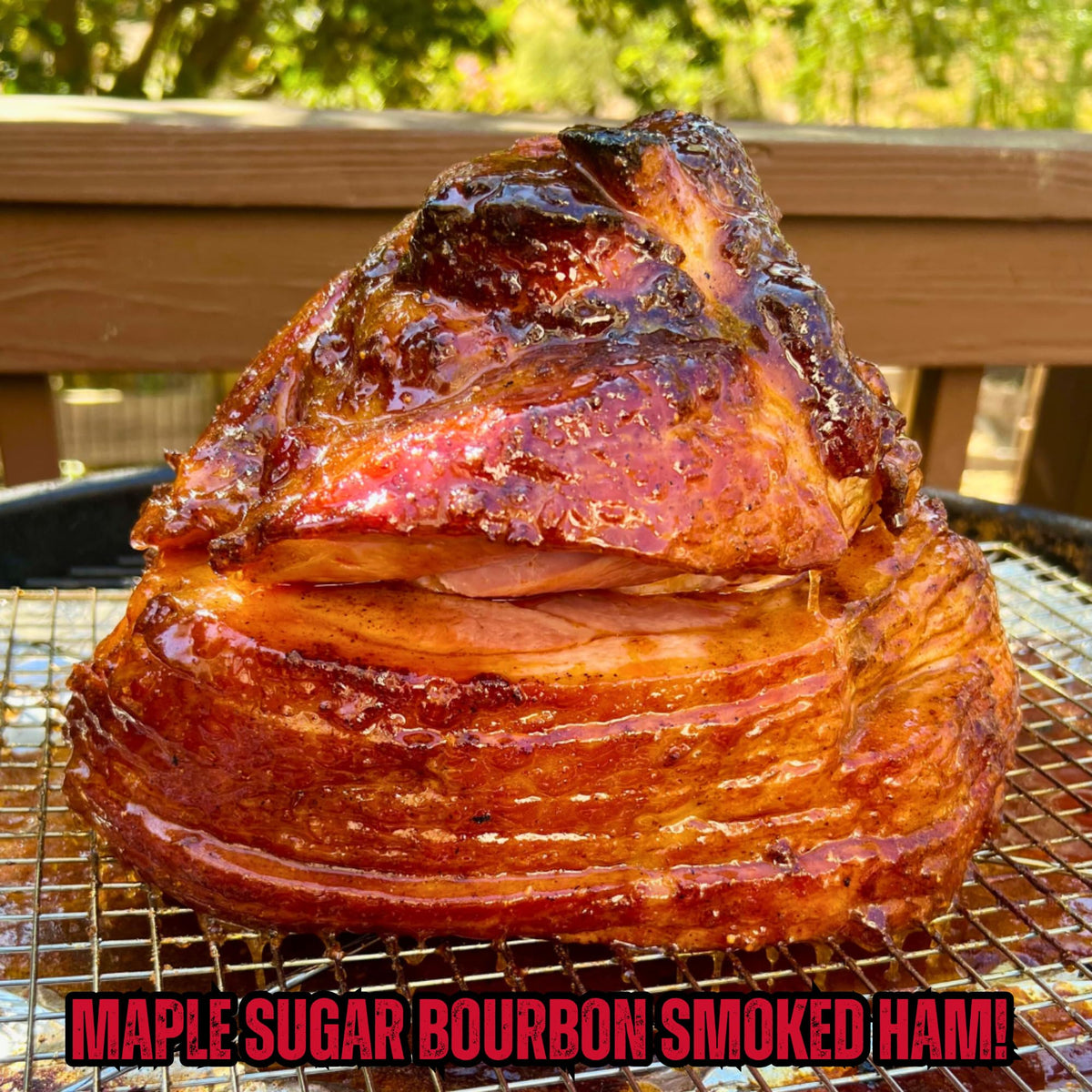 RunninWild maple bourbon rub on pork ribs ready to smoke for deep flavor