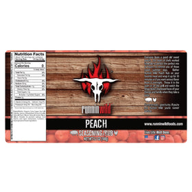 Runnin' Wild Peach Rub on the grill ready for backyard BBQ