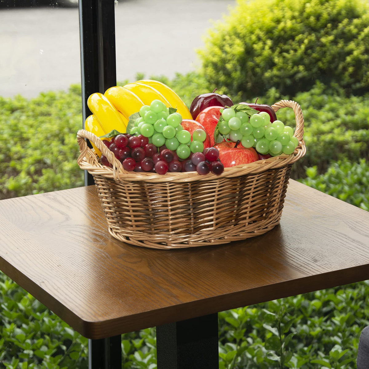 RURALITY empty basket with handle ideal for Easter or Mother's Day.