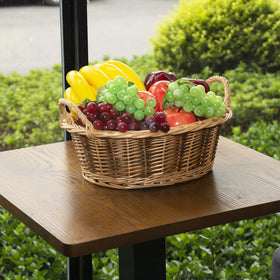 RURALITY empty basket with handle ideal for Easter or Mother's Day.