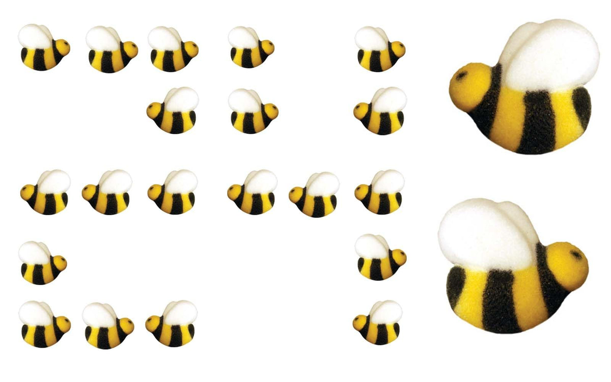 R.U.S. Candy Bumble Bee edible decoration adds whimsy to cupcakes and cakes.