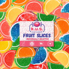 R.U.S. Candy Classic Fruit Slices bulk bag ready for sharing