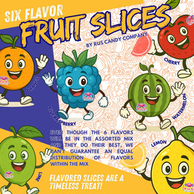 Lime flavor fruit slices from R.U.S. Candy add refreshing citrus notes