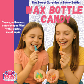 R.U.S. Candy cherry wax bottle for vibrant party trays.