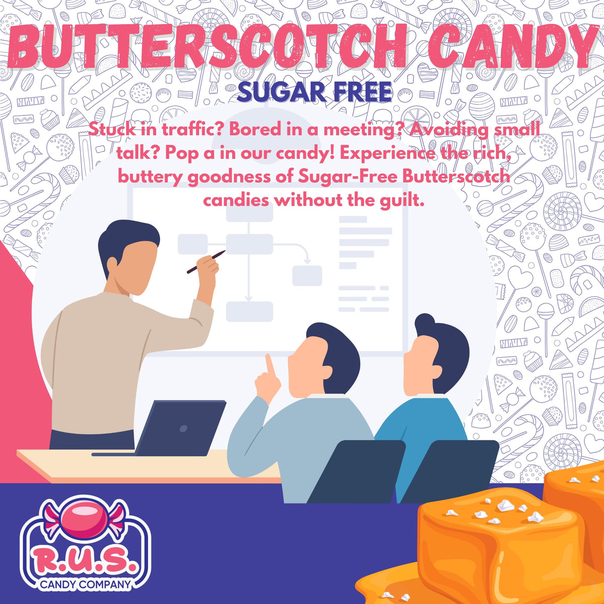 R.U.S. Candy keto-friendly butterscotch potentially fits low-carb snacking