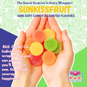 SunKissFruit Gems gluten-free and fat-free option for gatherings
