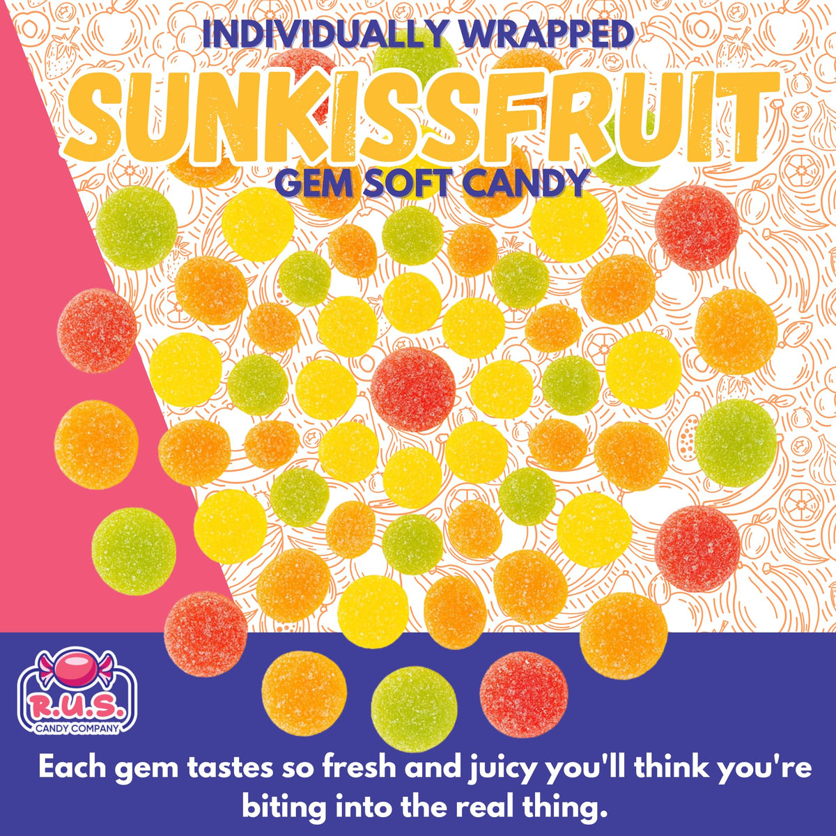 SunKissFruit Gems vibrant colors enhance gift bags