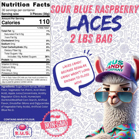 R.U.S. Candy tangy sugar-coated licorice laces enhance dessert displays and snacking.