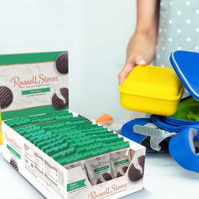 Gift-ready Russell Stover mint patties box