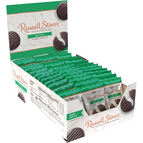 Russell Stover mint patties package view for gifting and sharing