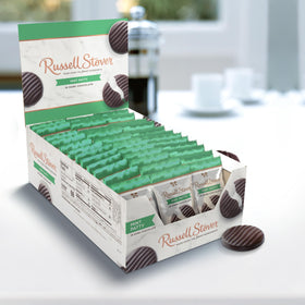 Mint patties served on a dessert plate for a refined treat