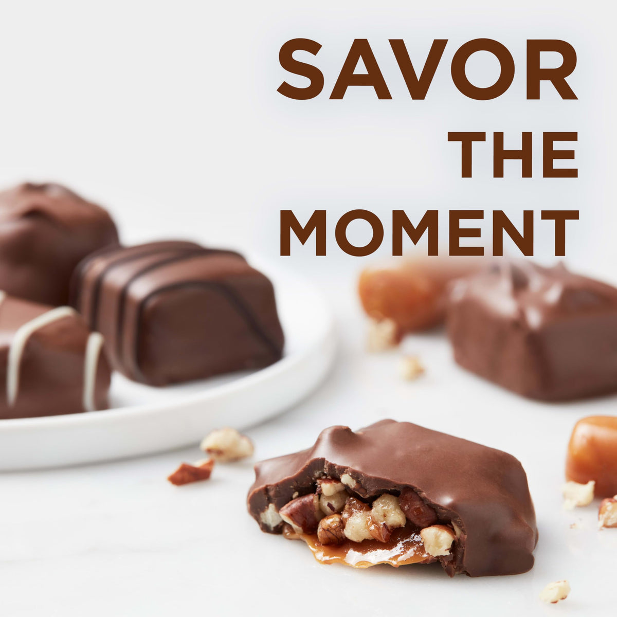 Russell Stover dark chocolate mint patty, refreshing bite.