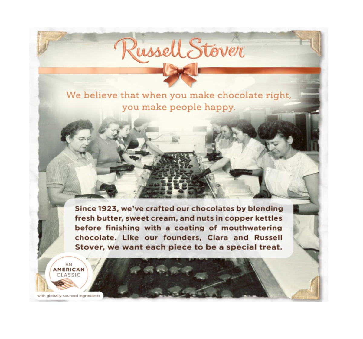 Easter basket-ready Russell Stover bunnies beside green grass display.