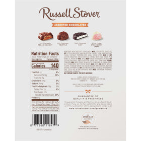 Gift-ready packaging idea from Russell Stover for holidays or celebrations.