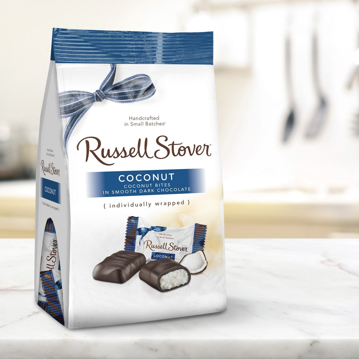 Russell Stover individually wrapped candies, easy to grab-and-go snacks.