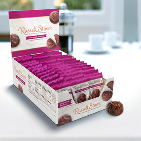 Creamy ganache center complements rich milk chocolate for a smooth bite