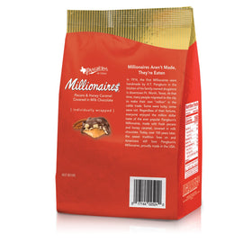 Close-up of Russell Stover Pangburns Millionaire Gusset Bag candies.