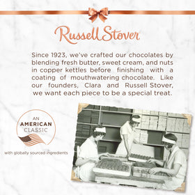 Russell Stover Pecan Delight American-made flavor tradition since 1923